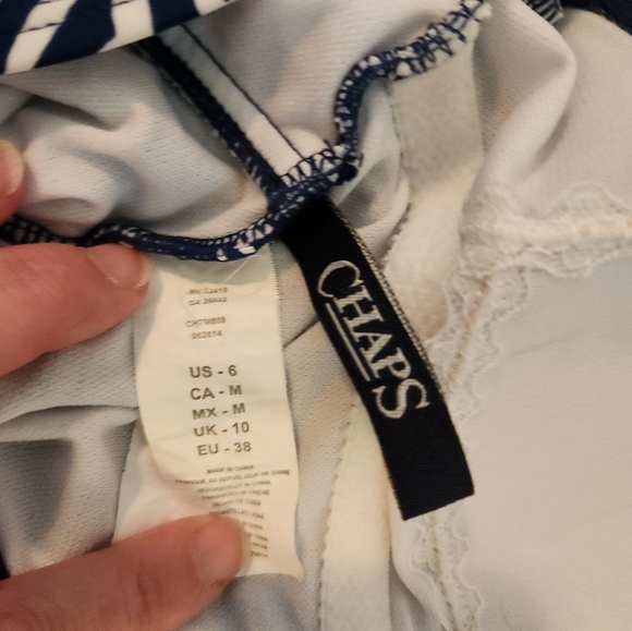 Chaps Womens One Piece Bathing Suit - Picture 4 of 4